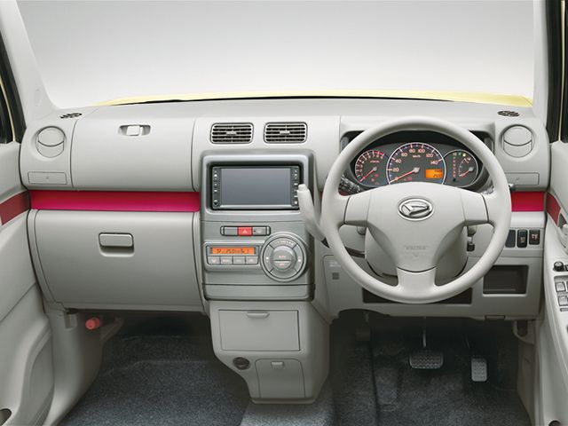 Daihatsu Move Conte 2011. Tableau de bord. Mini 5-portes, 1 génération, restyling