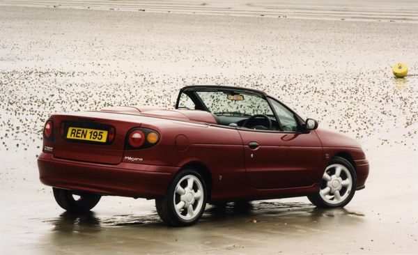 Renault Megane 1997. Carrosserie, extérieur. Cabriolet, 1 génération
