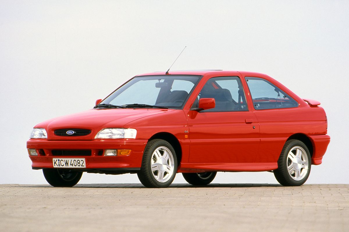 Ford Escort 1991. Carrosserie, extérieur. Hatchback 3-portes, 5 génération, restyling 1