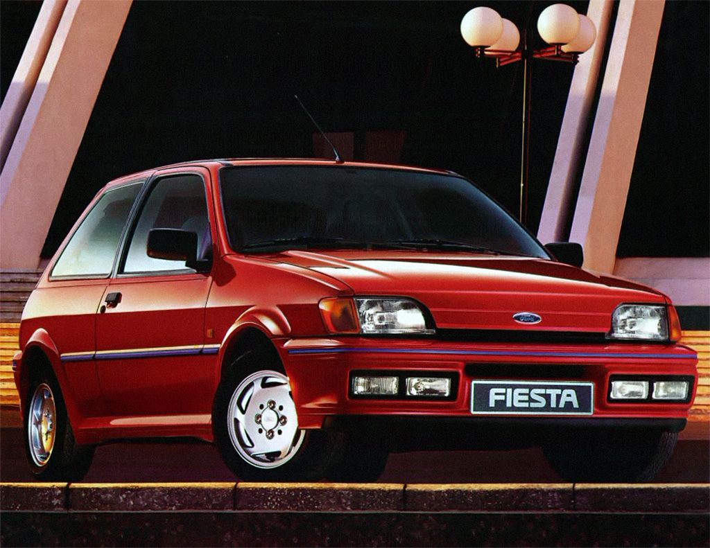 Форд Фиеста 1989. Кузов, экстерьер. Мини 3 двери, 3 поколение