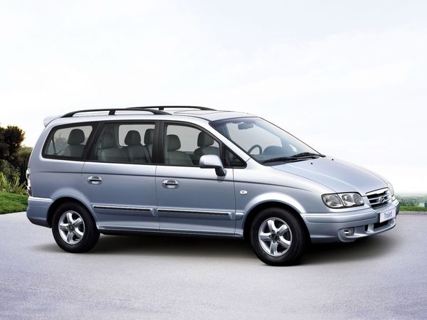 יונדאי טראג'ט 2004. מרכב, צורה. קומפקט וואן, 1 דור, שדרוג