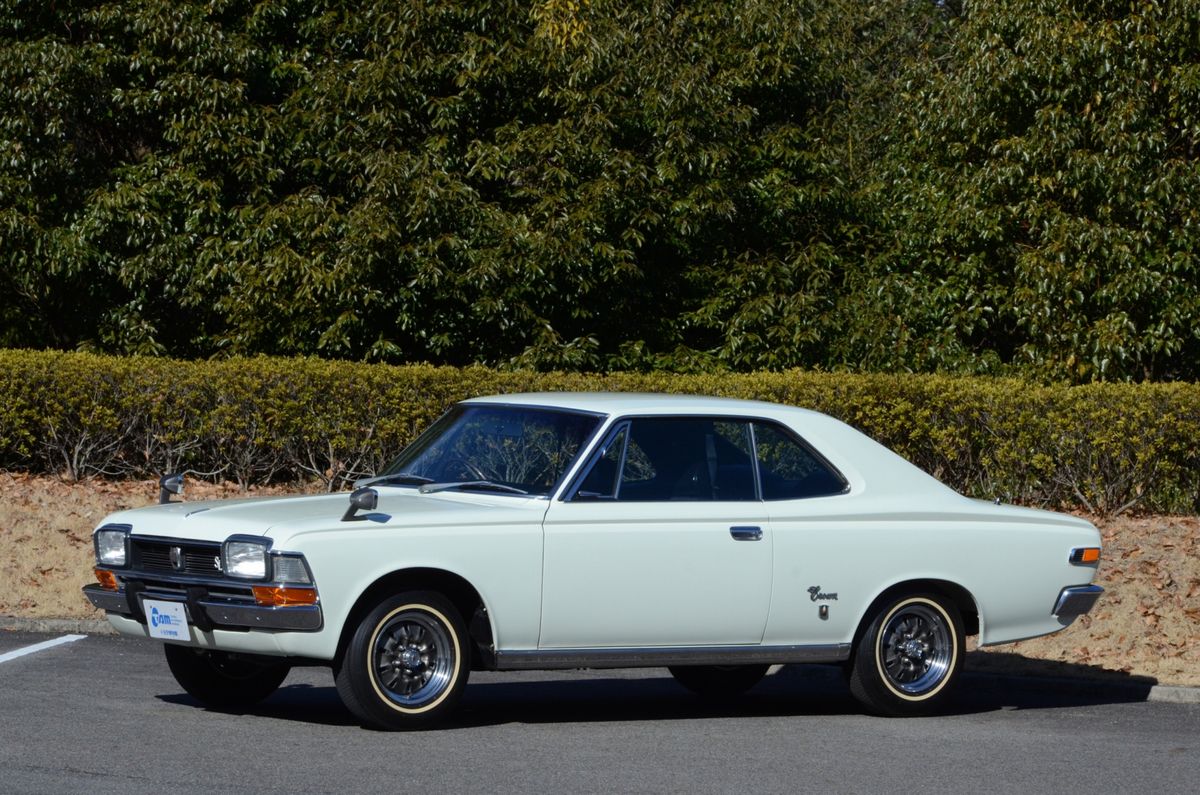 Toyota Crown 1967. Carrosserie, extérieur. Coupé sans montants, 3 génération