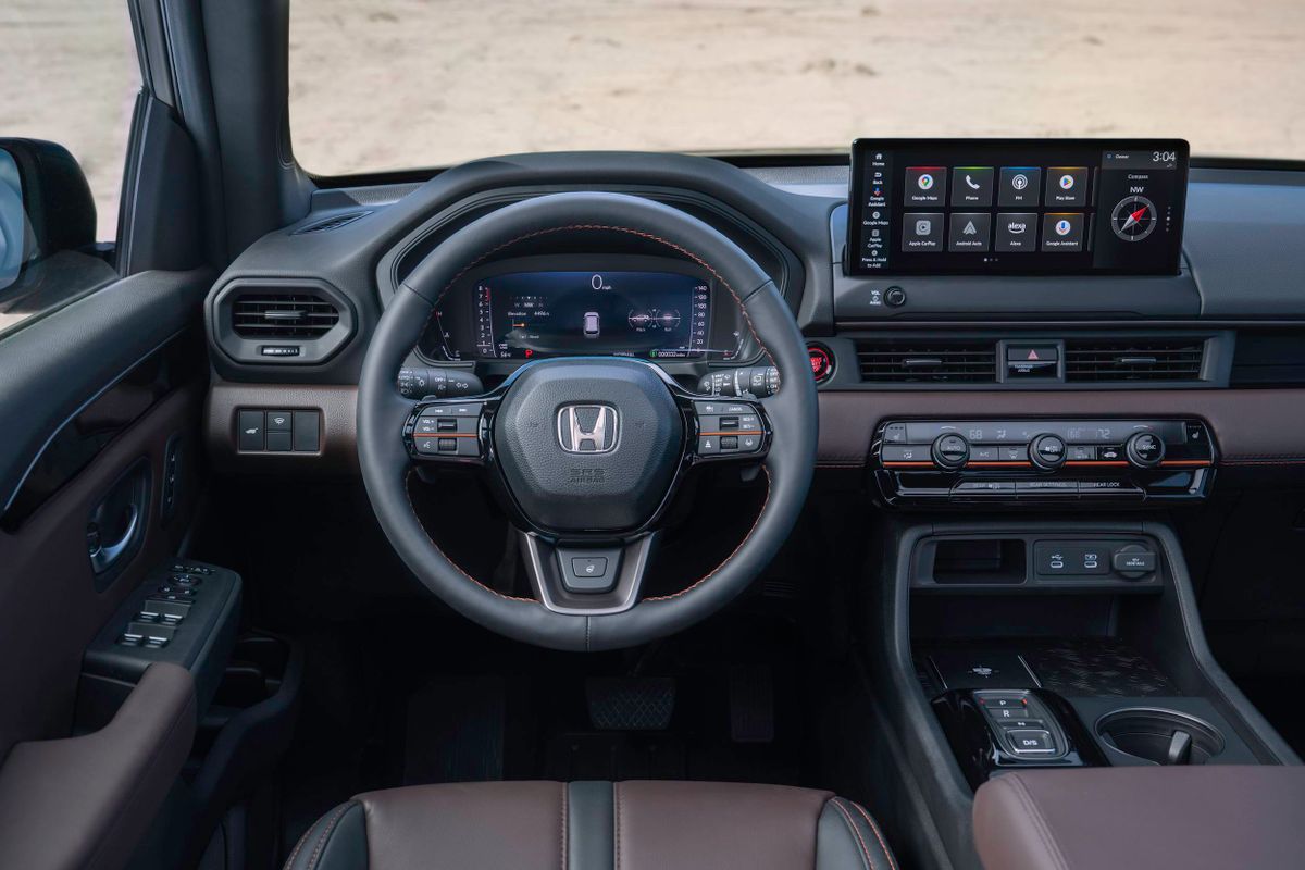 Honda Pilot. Панель приборов.