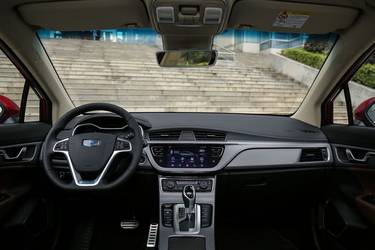 ג'ילי GS ‏2016. קונסולת הילוכים מרכזית. רכב שטח 5 דלתות, 1 דור
