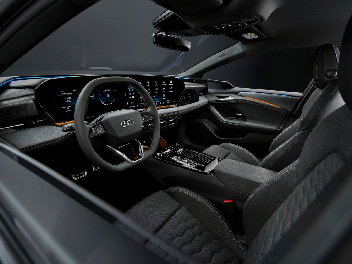 Audi A6 e-tron 2024. Передние сидения. Лифтбэк, 1 поколение