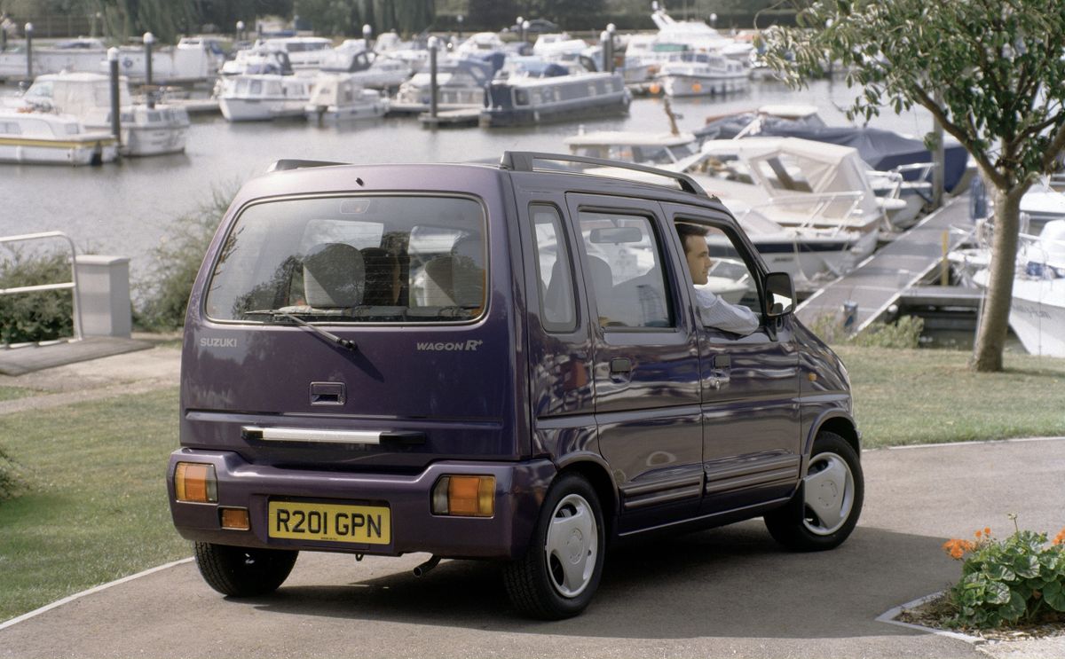 سوزوكي Wagon R+ ‏1997. الهيكل، المظهر الخارجي. ميكرو فان, 1 الجيل
