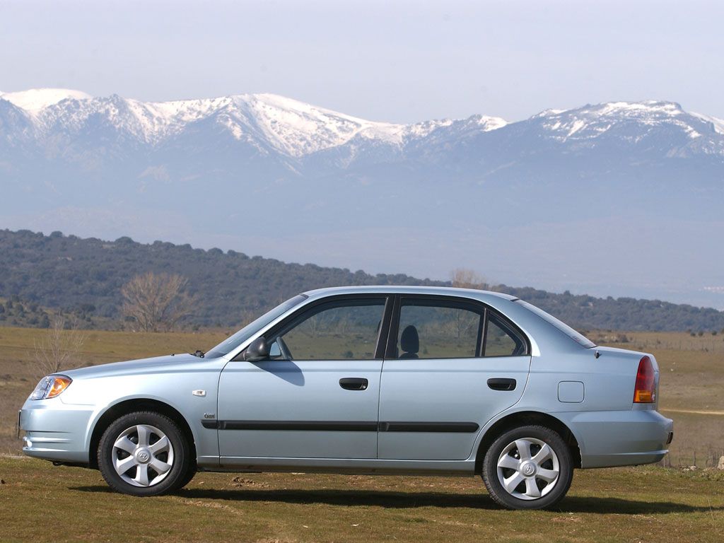 Hyundai Accent 2003. Bodywork, Exterior. Sedan, 2 generation, restyling