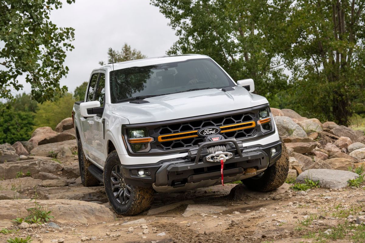 Форд F-150 2023. Кузов, экстерьер. Пикап Двойная кабина, 14 поколение, рестайлинг 1