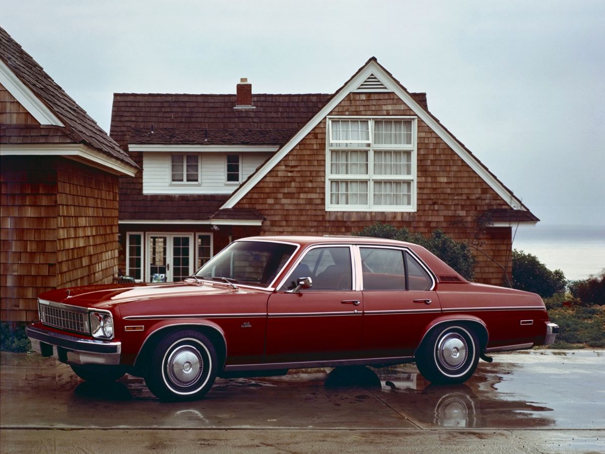 Chevrolet Nova 1974. Carrosserie, extérieur. Berline, 4 génération