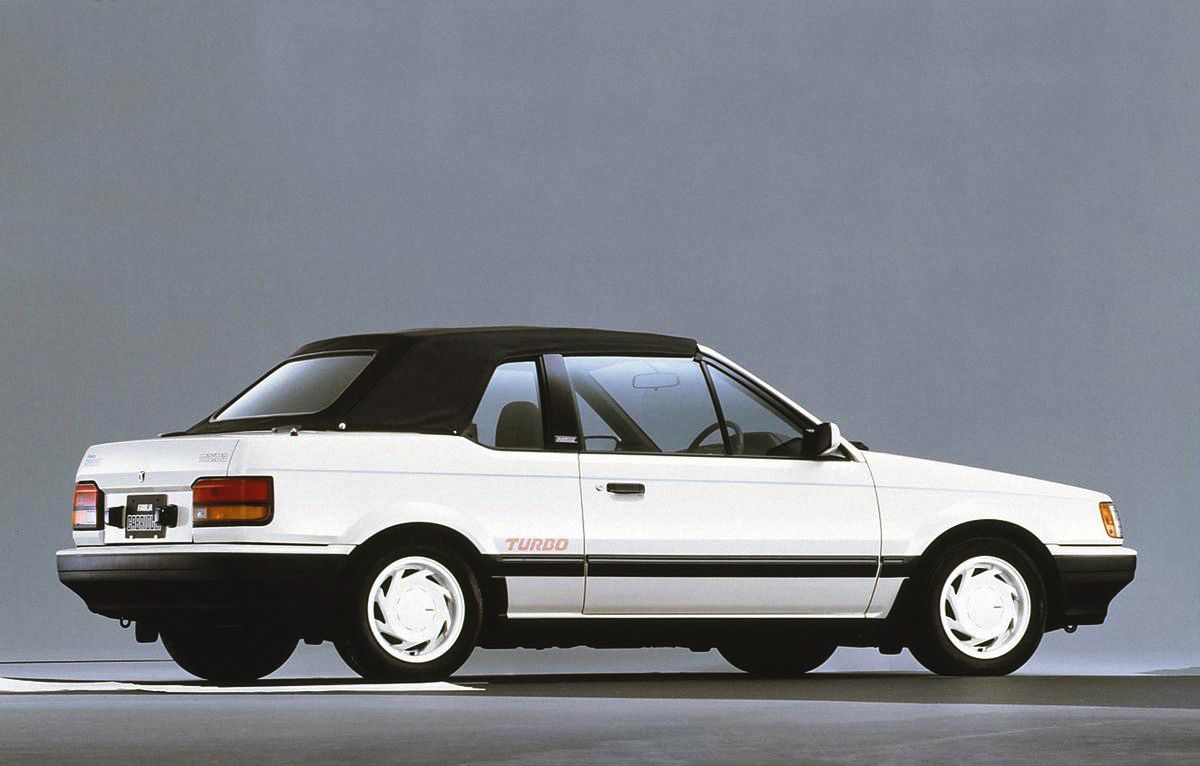 Mazda Familia 1985. Carrosserie, extérieur. Cabriolet, 6 génération