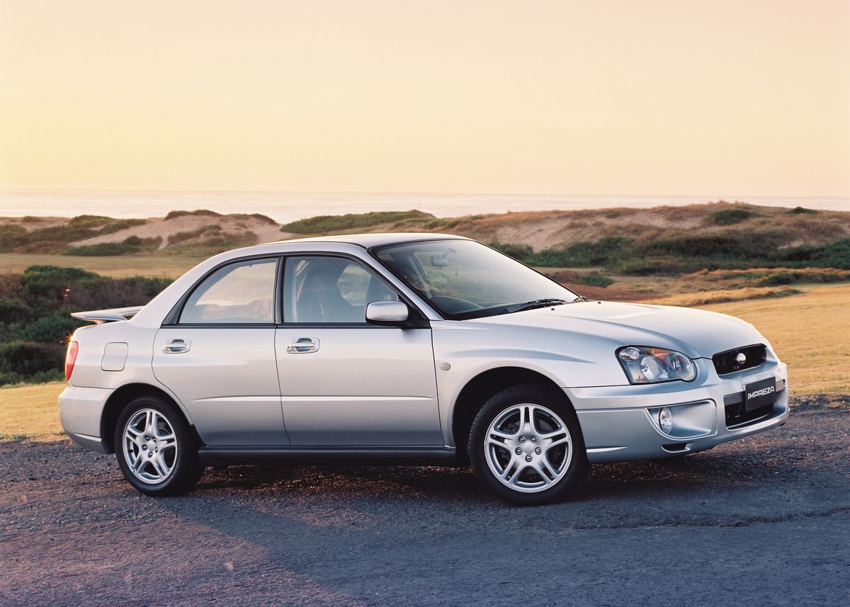 Subaru Impreza 2002. Bodywork, Exterior. Sedan, 2 generation, restyling 1