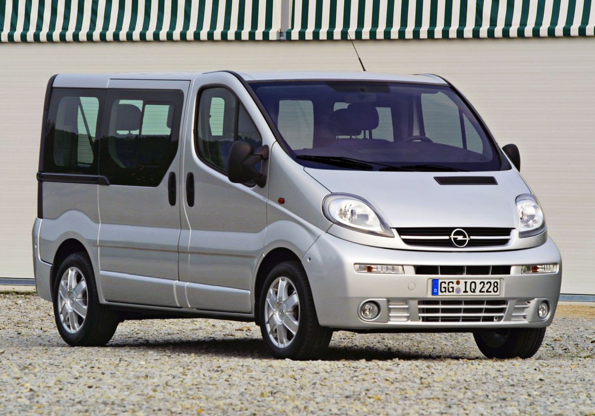 Opel Vivaro 2001. Carrosserie, extérieur. Monospace, 1 génération