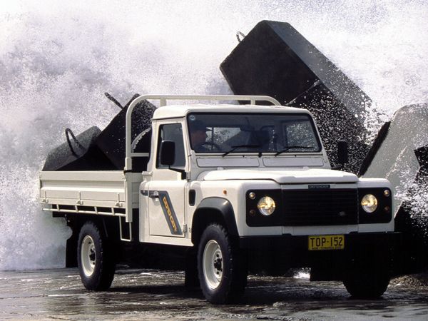 לנד רובר דיפנדר 1990. מרכב. טנדר תא קצר, דור 1