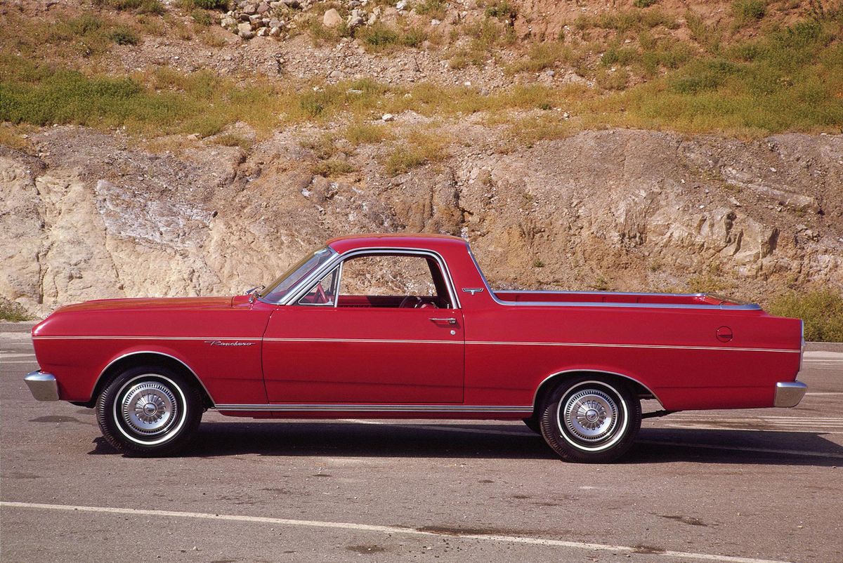 Ford Ranchero 1966. Carrosserie, extérieur. Pick-up, 3 génération