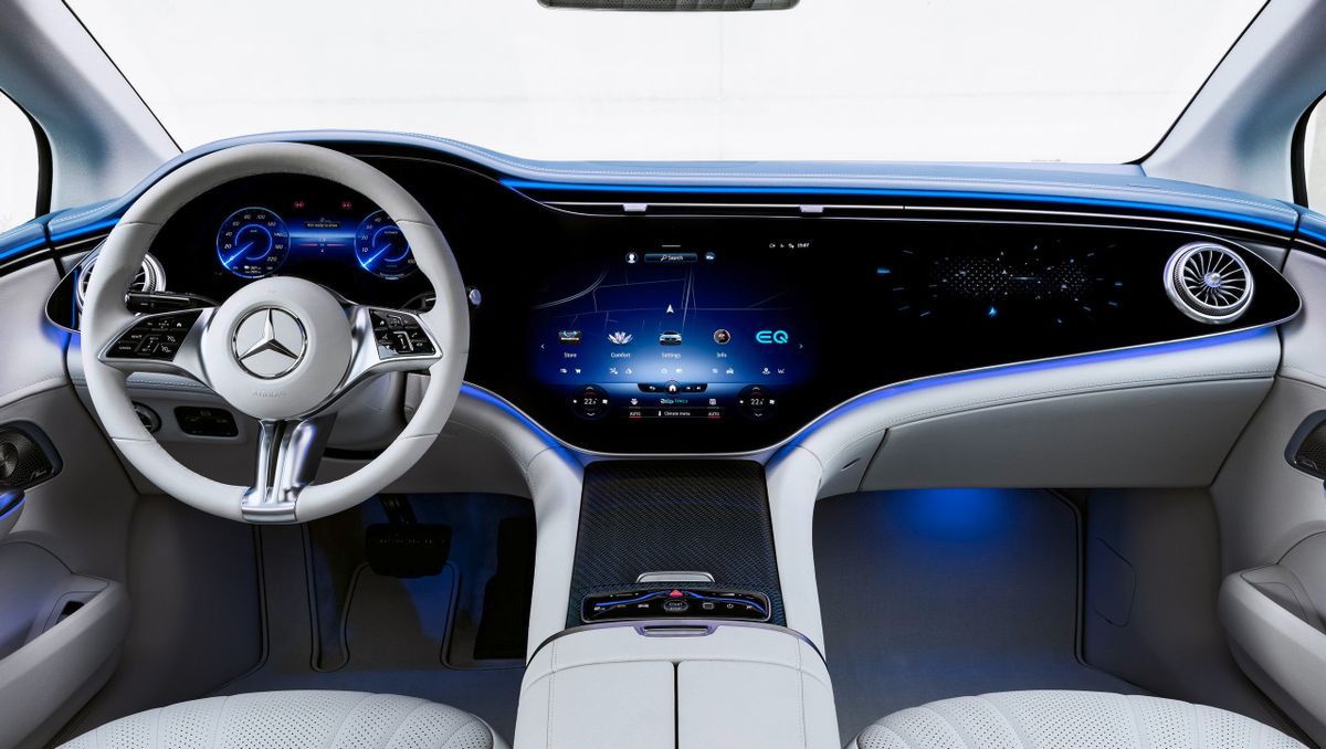 Mercedes EQE 2021. Dashboard. Sedan, 1 generation