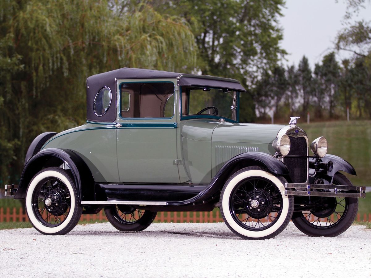 Ford Model A 1927. Bodywork, Exterior. Coupe, 1 generation