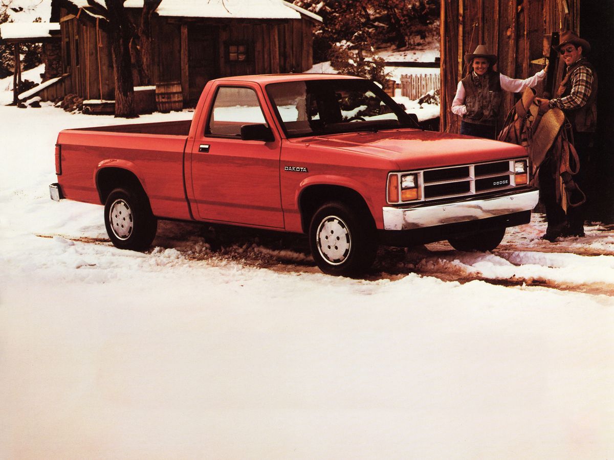Dodge Dakota 1987. Bodywork, Exterior. Pickup single-cab, 1 generation