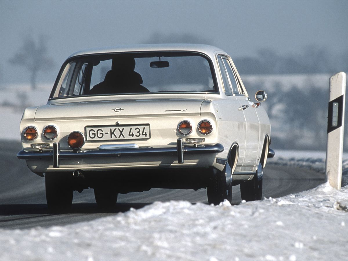 Opel Rekord 1965. Carrosserie, extérieur. Berline 2-portes, 2 génération