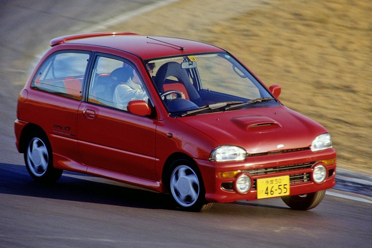 Subaru Vivio 1992. Bodywork, Exterior. Mini 3-doors, 1 generation