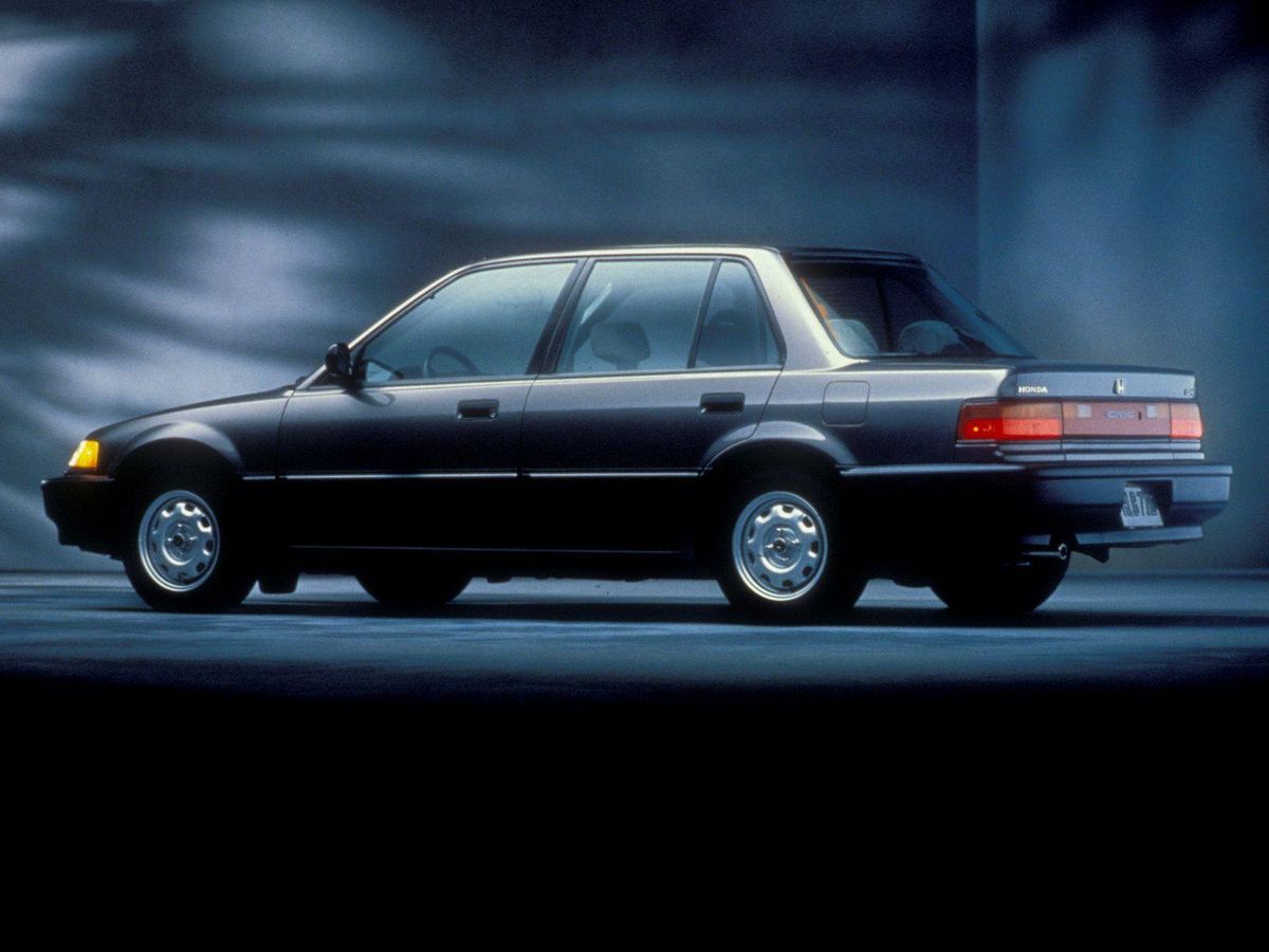 Honda Civic 1987. Bodywork, Exterior. Sedan, 4 generation