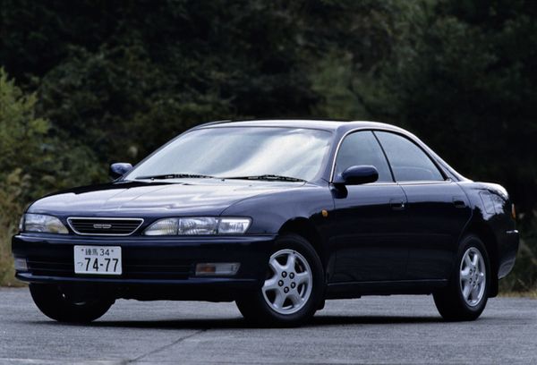 Toyota Carina ED 1993. Carrosserie, extérieur. Berline sans pilier central, 3 génération