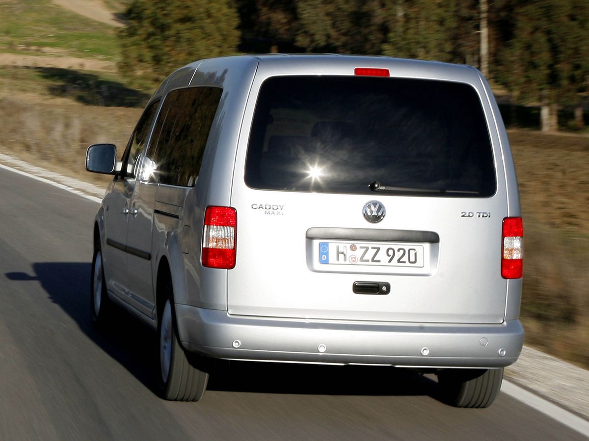 Volkswagen Caddy 2003. Кузов, экстерьер. Компактвэн Лонг, 3 поколение