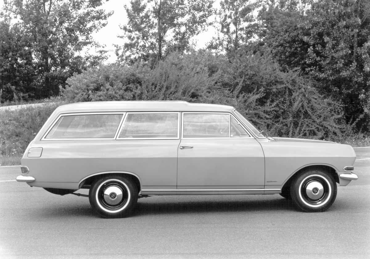 Opel Rekord 1965. Carrosserie, extérieur. Break 3-portes, 2 génération