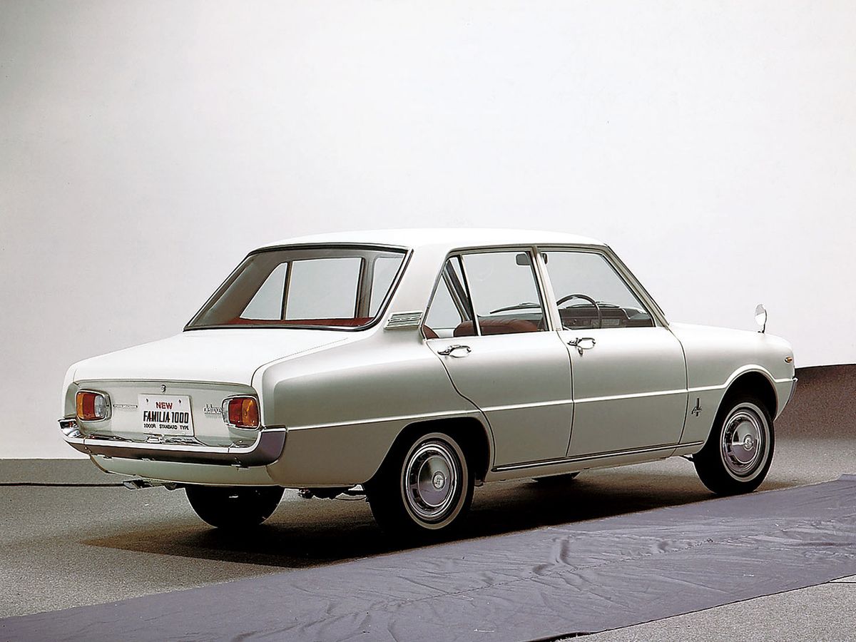 Mazda Familia 1967. Carrosserie, extérieur. Berline, 2 génération