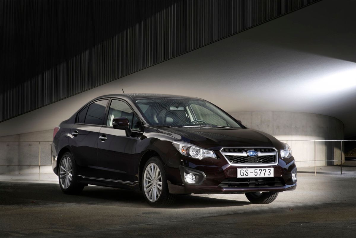Subaru Impreza 2014. Bodywork, Exterior. Sedan, 4 generation, restyling