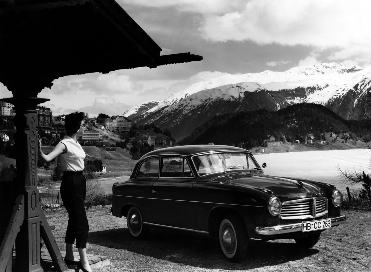 Боргвард Hansa 1100 1958. Кузов, экстерьер. Седан 2 дв., 1 поколение