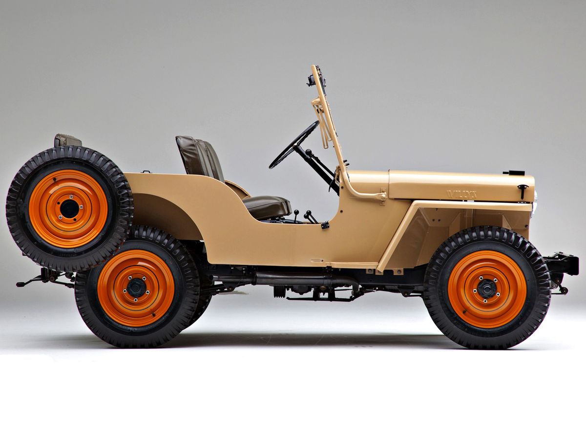 Willys CJ 1949. Carrosserie, extérieur. VUS cabriolet, 1 génération