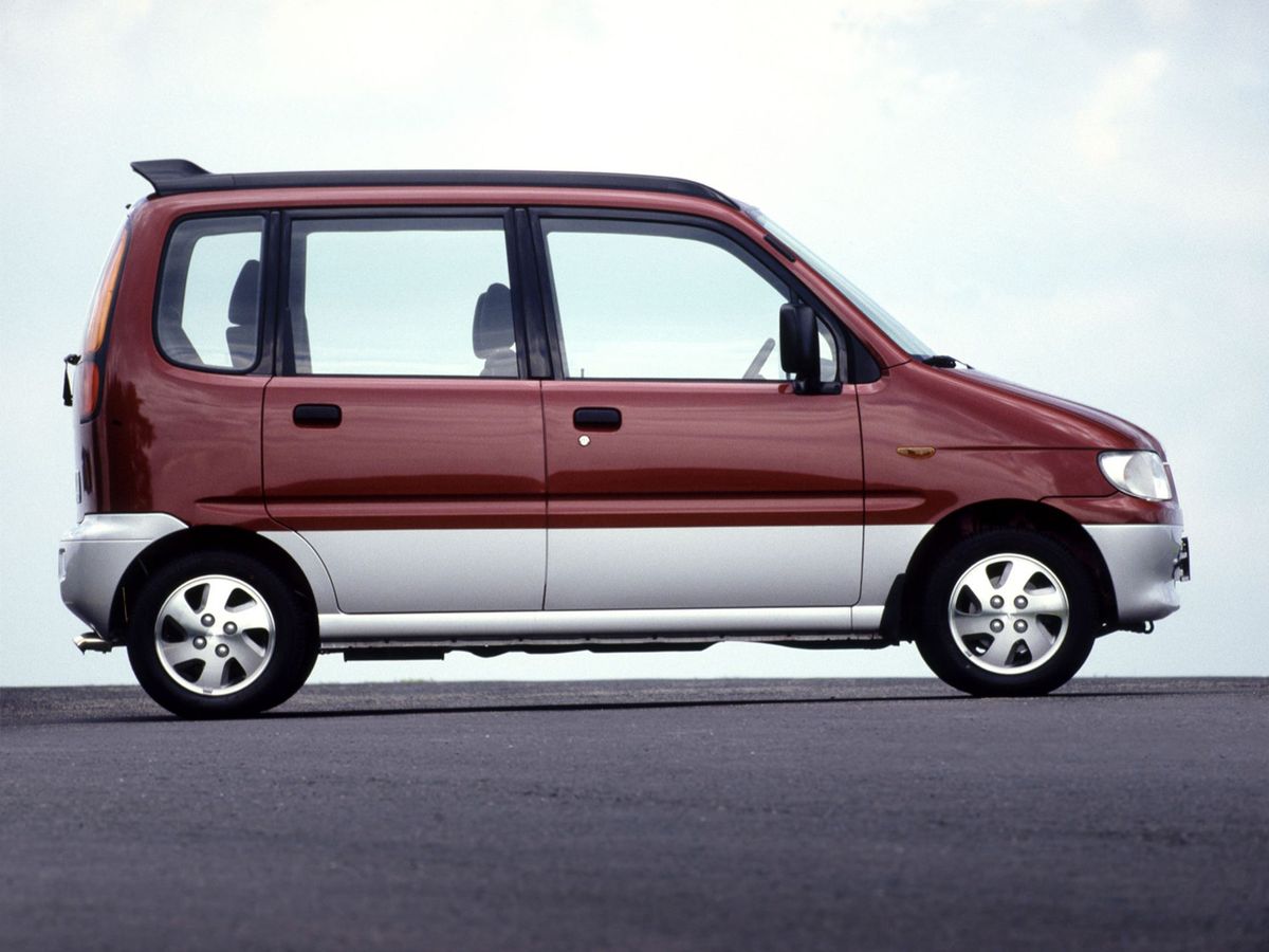 Daihatsu Move 1998. Carrosserie, extérieur. Monospace compact, 2 génération