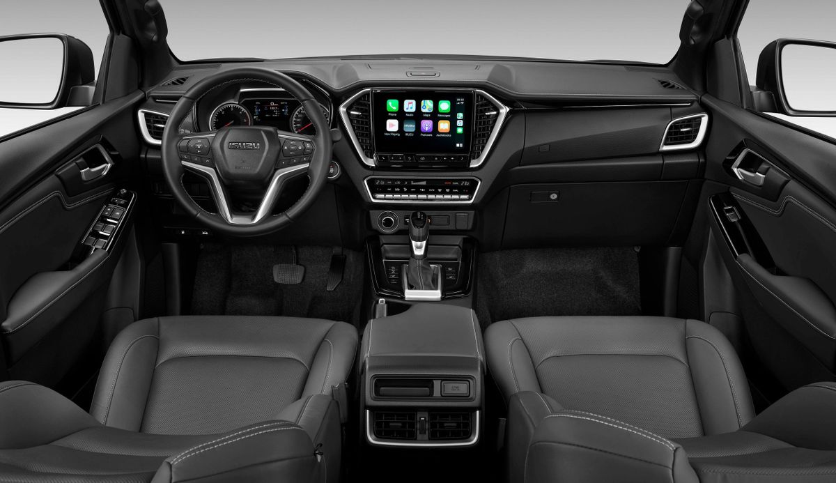 Isuzu D-Max 2019. Siéges avants. 2 pick-up, 3 génération