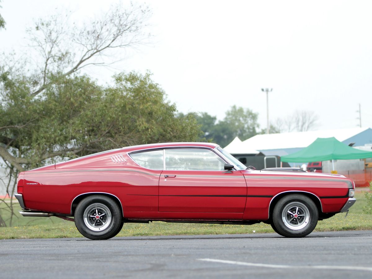 Ford Torino 1968. Carrosserie, extérieur. Fastback, 1 génération