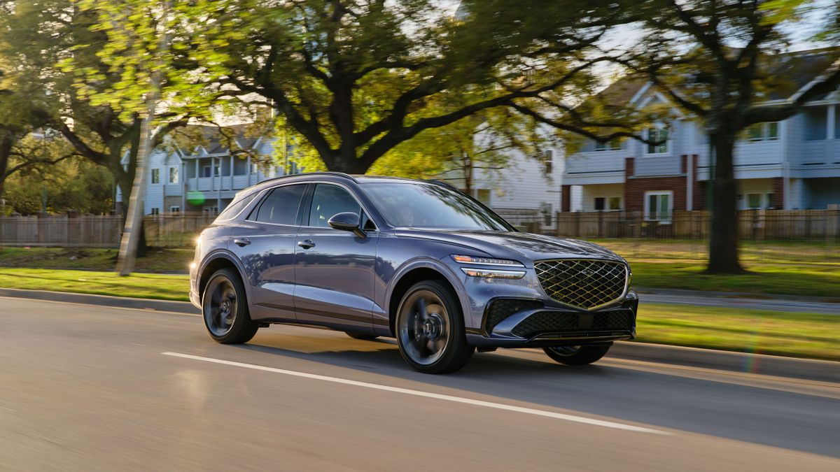 Genesis GV70 2024. Кузов, экстерьер. Внедорожник 5 дв., 1 поколение, рестайлинг 1