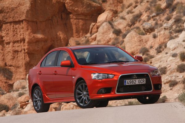 Mitsubishi Lancer Ralliart 2008. Carrosserie, extérieur. Berline, 10 génération