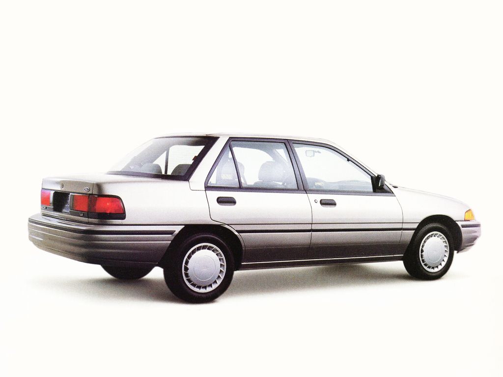 Форд Эскорт (Северная Америка) 1990. Кузов, экстерьер. Седан, 2 поколение