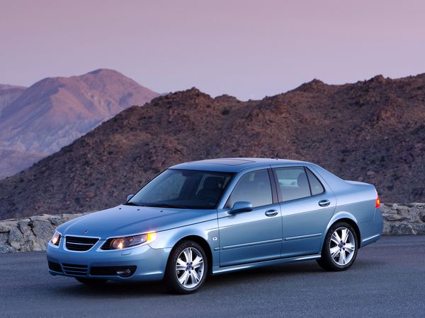 Saab 9-5 2005. Carrosserie, extérieur. Berline, 1 génération, restyling 2