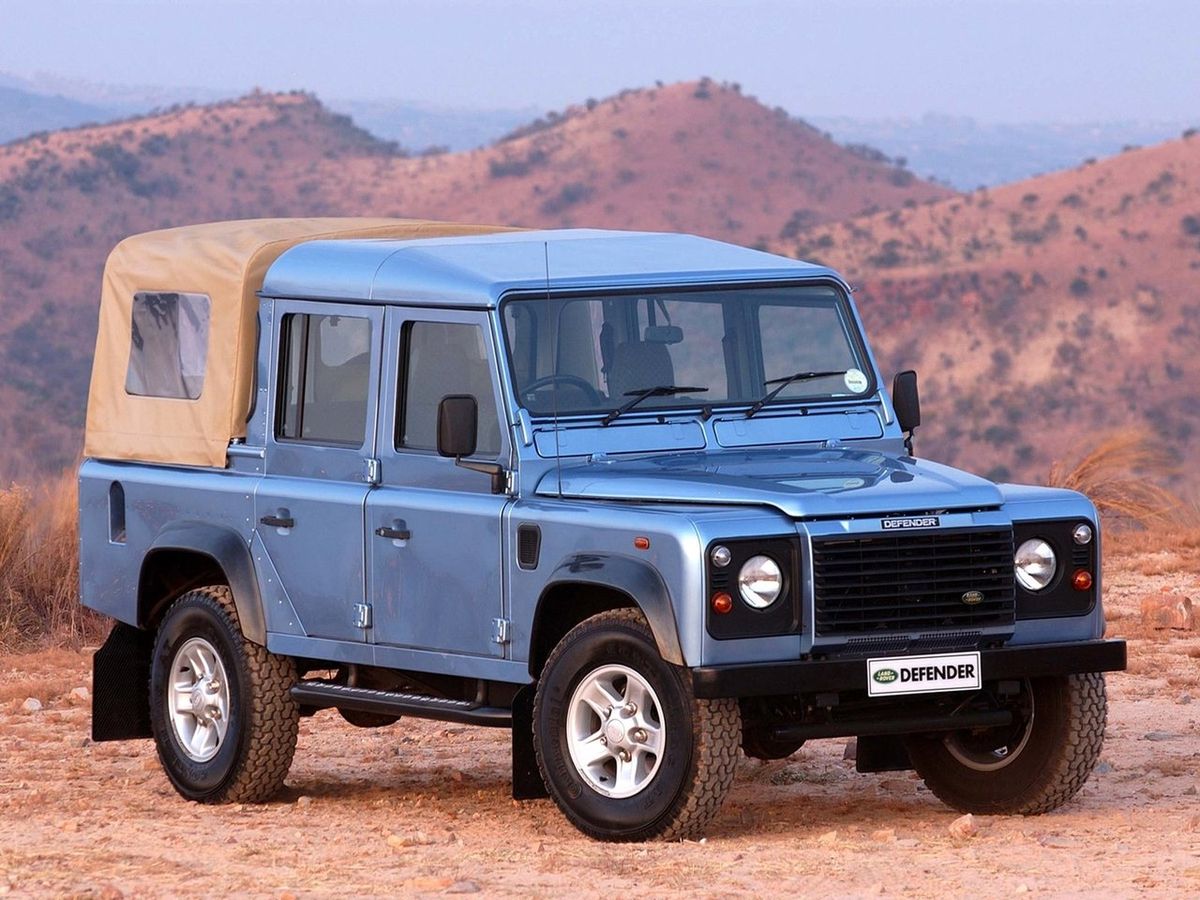 Land Rover Defender 1990. Carrosserie, extérieur. 2 pick-up, 1 génération