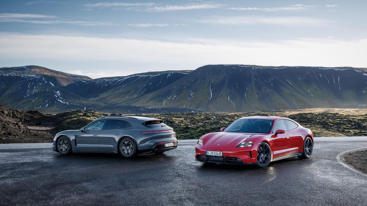 Porsche Taycan 2024. Кузов, экстерьер. 1 поколение, рестайлинг