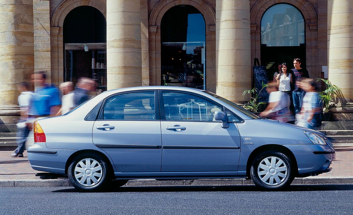 Suzuki Liana 2001. Carrosserie, extérieur. Berline, 1 génération