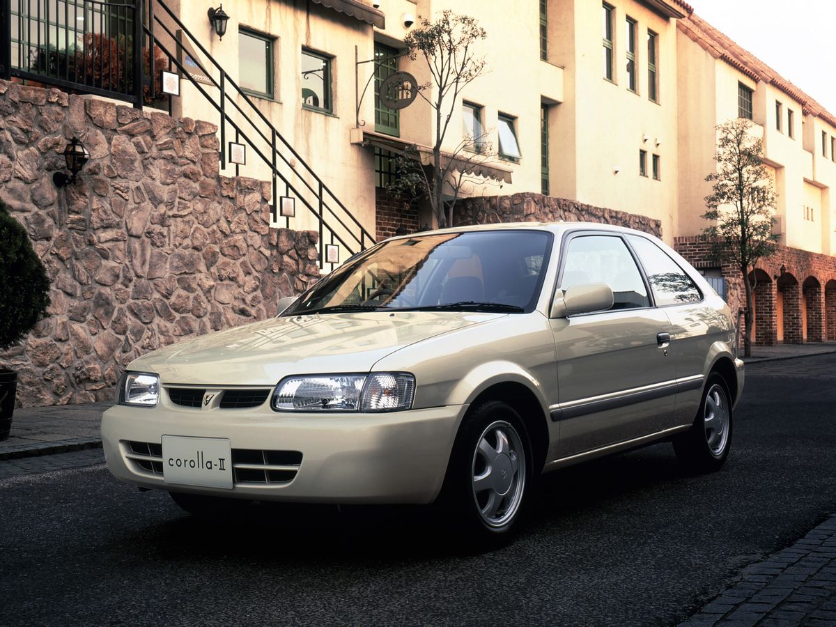 Toyota Corolla II 1997. Carrosserie, extérieur. Hatchback 3-portes, 5 génération