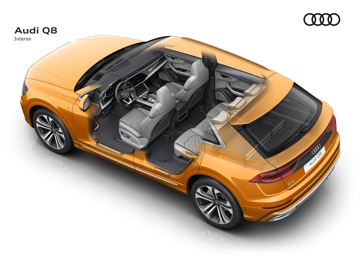 Audi Q8 2018. Intérieur. VUS 5-portes, 1 génération