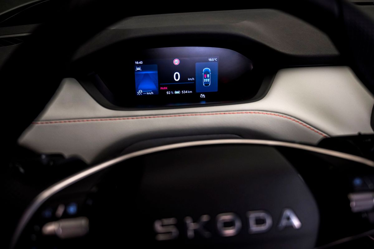 Skoda Элрок 2024. Панель приборов. Внедорожник 5 дв., 1 поколение