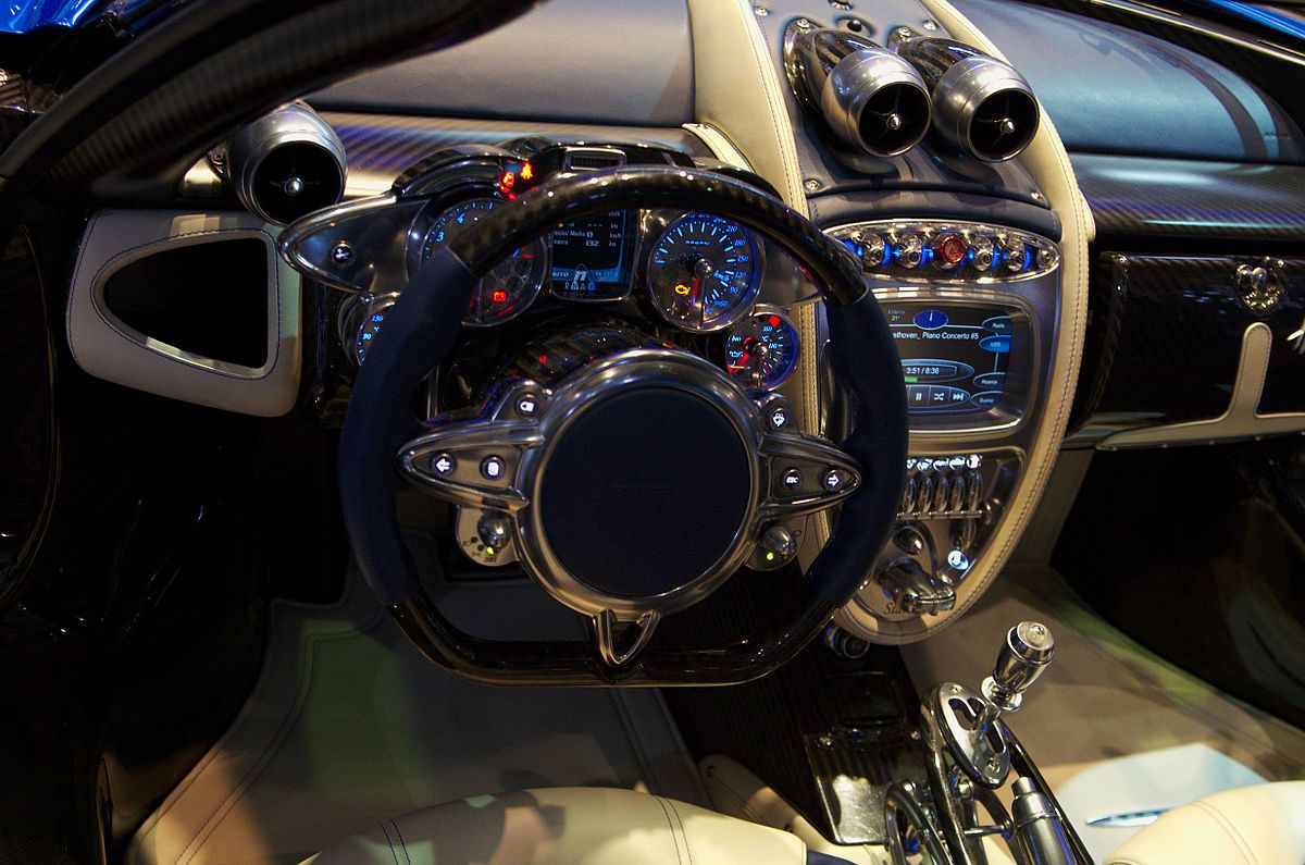 Pagani Huayra 2012. Steering wheel. Coupe, 1 generation