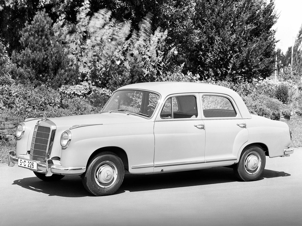 מרצדס-בנץ W105 1956. מרכב, צורה. סדאן, 1 דור