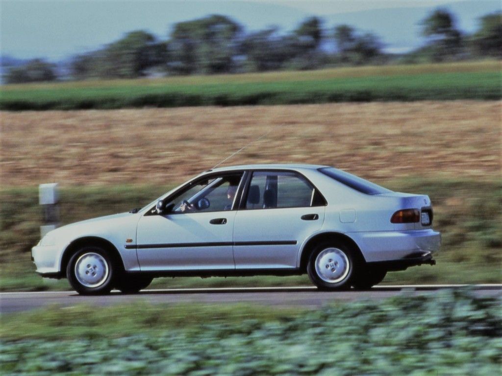 Honda Civic 1991. Carrosserie, extérieur. Berline, 5 génération
