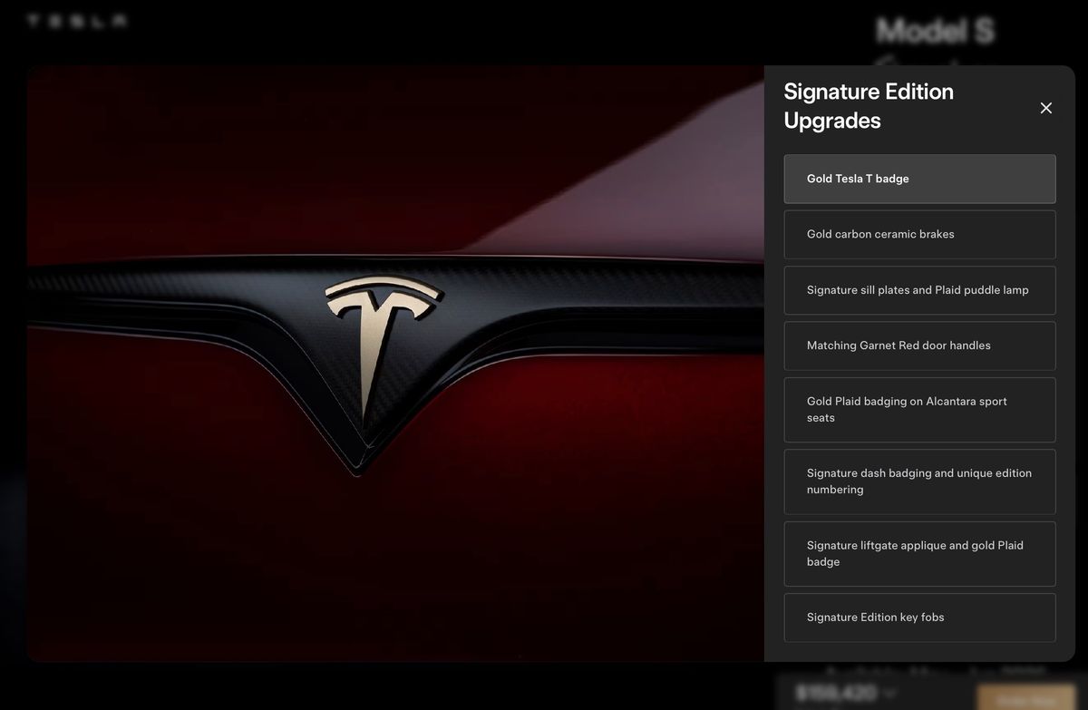 Tesla. Деталь кузова.