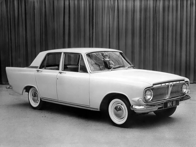 Ford Zephyr 1962. Carrosserie, extérieur. Berline, 3 génération