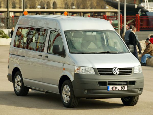 Volkswagen Transporter 2003. Кузов, экстерьер. Минивэн Лонг, 5 поколение